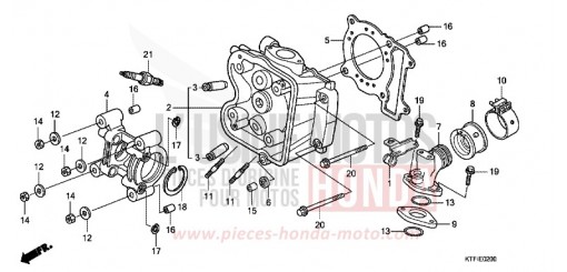 CYLINDER HEAD SH150RA de 2010